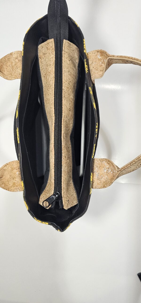 20251029_132249 Handmade Sunflower Cork Handbag