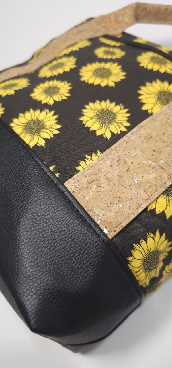 Handmade Sunflower Cork Handbag