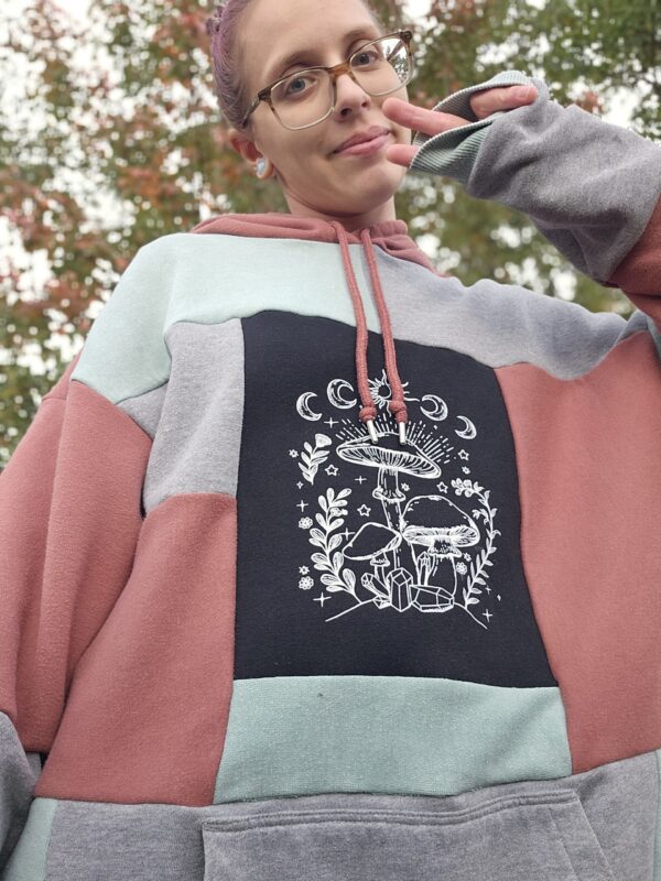 Custom Upcycled Hoodies