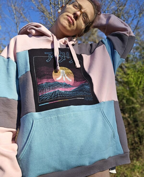 Custom Upcycled Hoodies