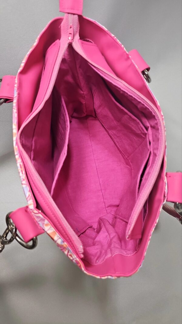 Groovy Pink Mushroom Handbag