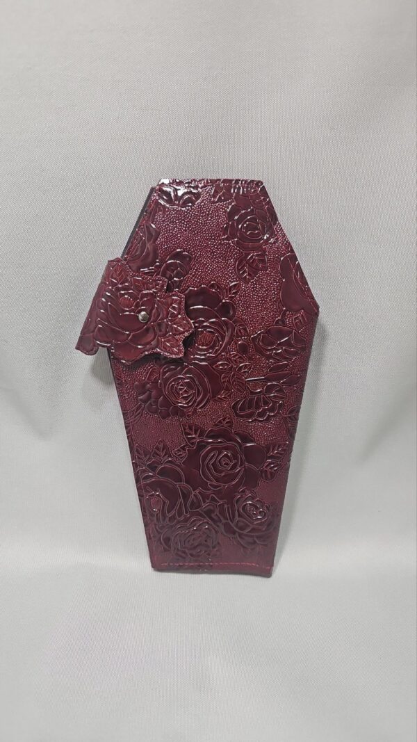Coffin Wallet - Red Roses